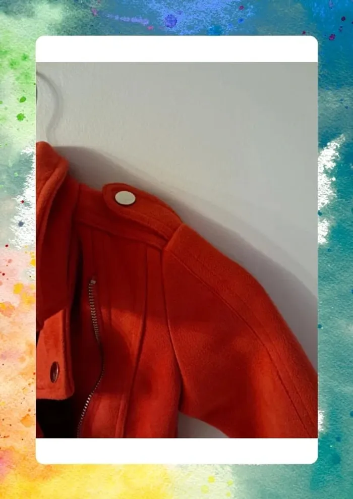 Jolie veste habillé en daim 6 ans - photo numéro 5