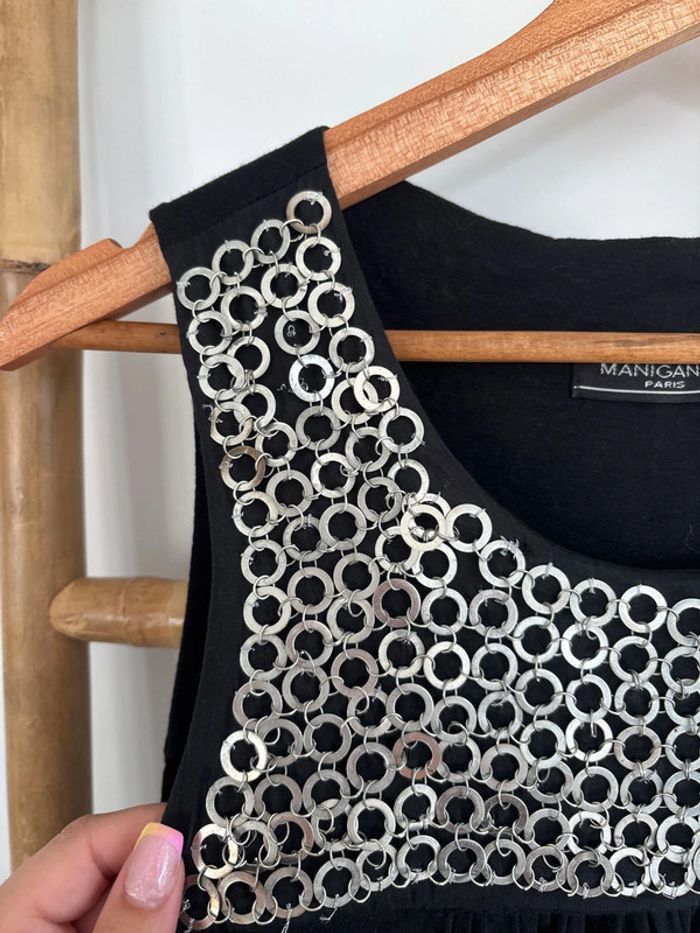 Robe noire bohème chic décontractée chic - photo numéro 3