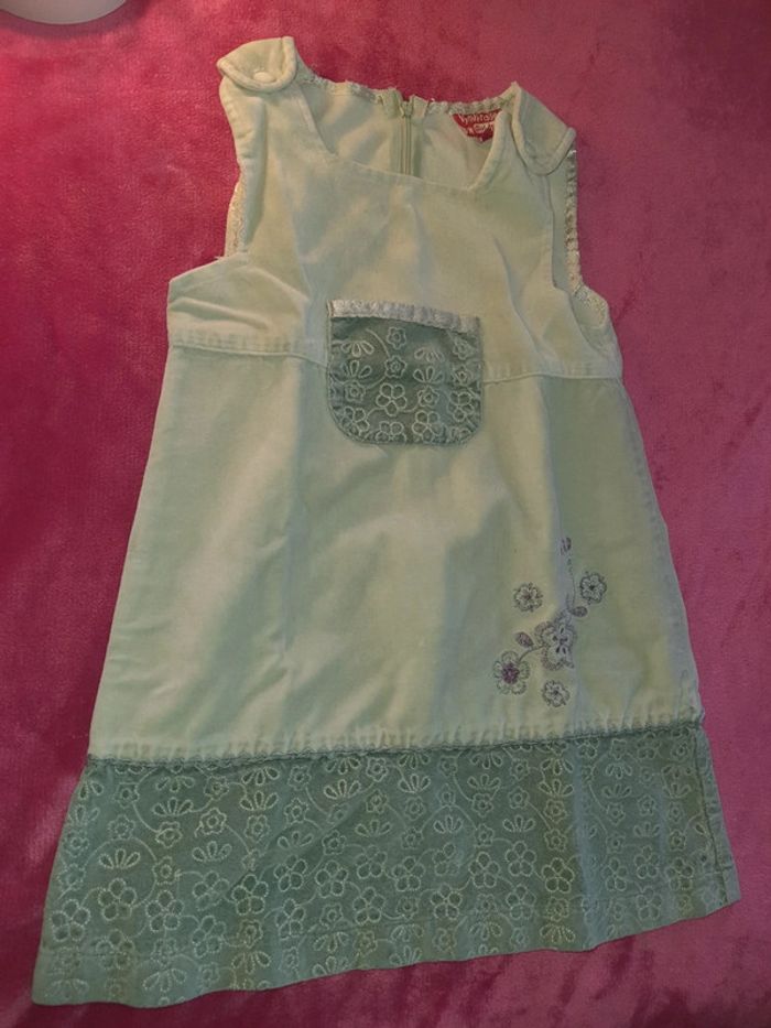 Robe velours 4 ans