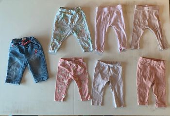 Lot 7 pantalons 6 mois