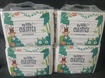 4 paquets de couches les petits culottés T1