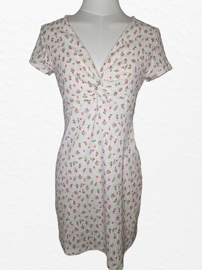 Robe casual Mng – S – Blanche à fleurs – État : Très bon - mango