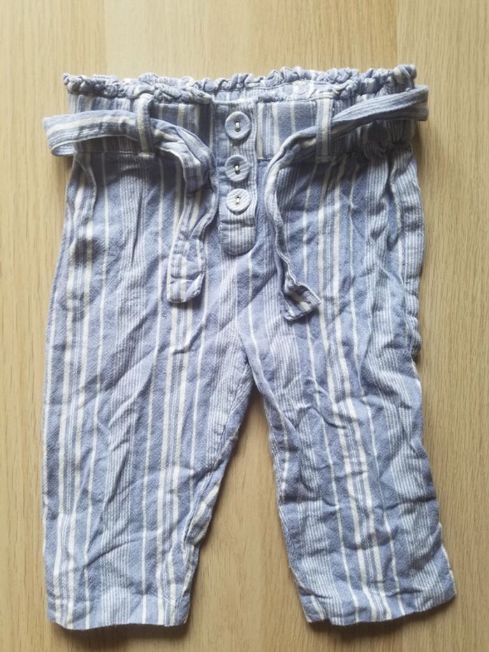 Pantalon fille 12 mois été
