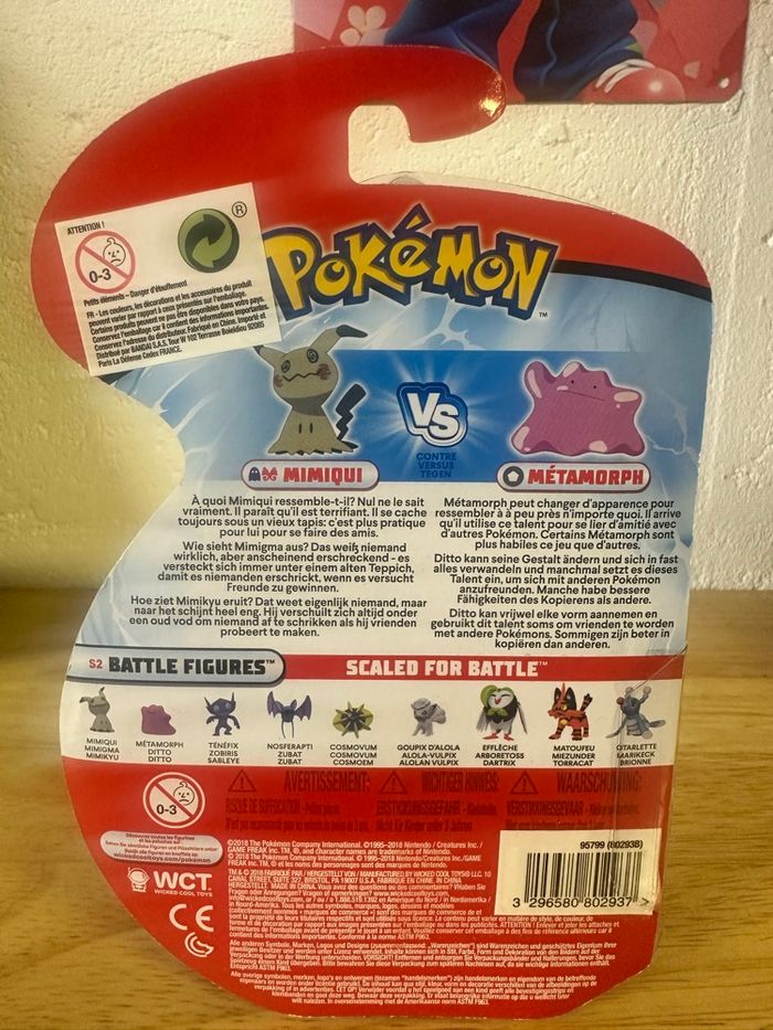 Pokémon figurines Mimiqui & Metamorph - photo numéro 2
