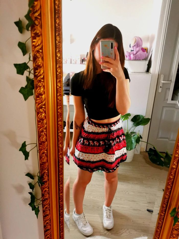 Jolie jupe Gipsy orientale avec ceinture🌷 - photo numéro 2