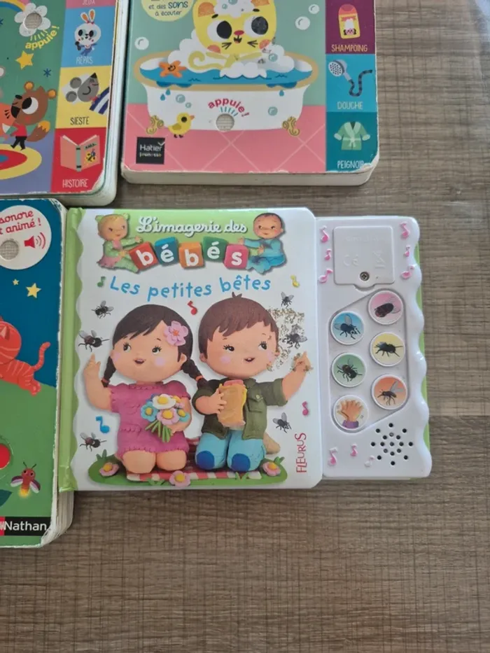 Lot livres sonores bébé - photo numéro 7