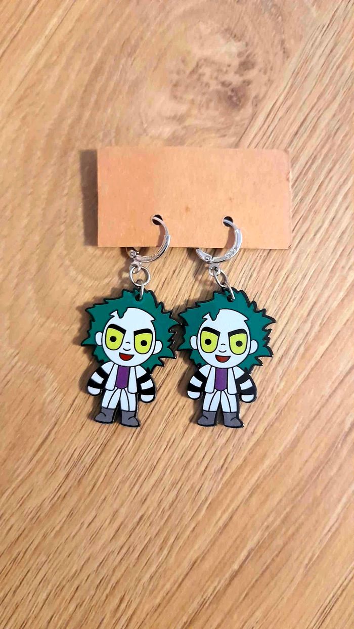 Boucles d'oreilles Beetlejuice - photo numéro 2