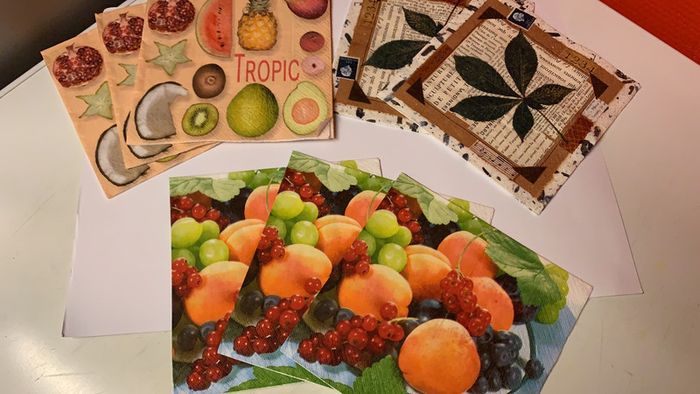 Lot de 35 serviettes décoratives, collage de serviettes - photo numéro 4