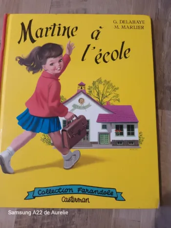 Livre Martine à l'ecole