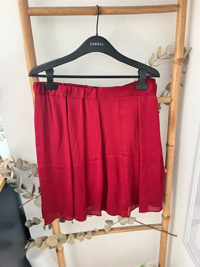Jupe rouge carmin 40 - photo numéro 5