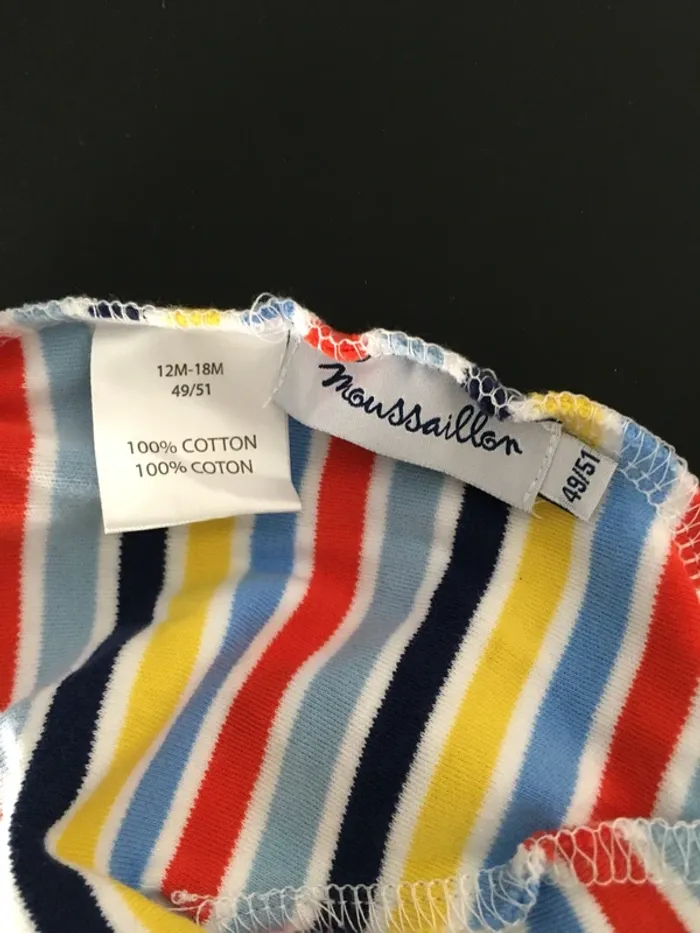 Bonnet coton taille 12 - 18 mois - photo numéro 3