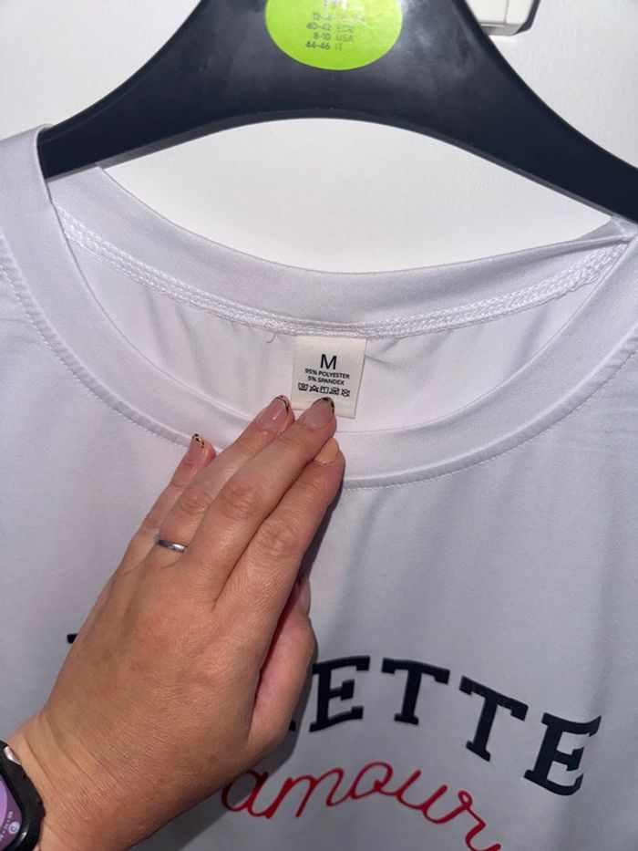 T shirt femme M bichette d’amour - photo numéro 3