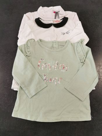 Tee-shirt manches longues 12 mois