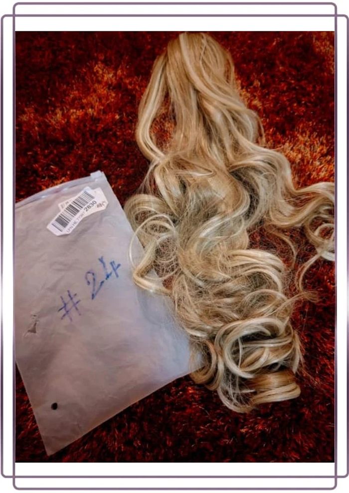 Pince Extension cheveux blond - photo numéro 3