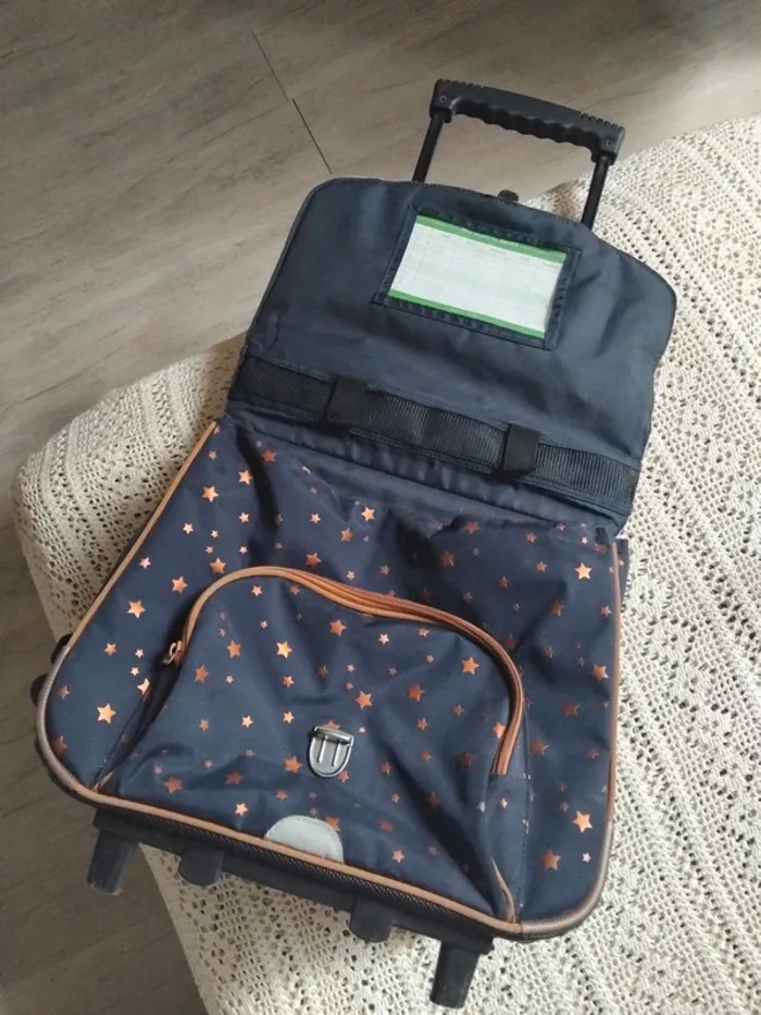 Cartable roulette Tann's - photo numéro 2