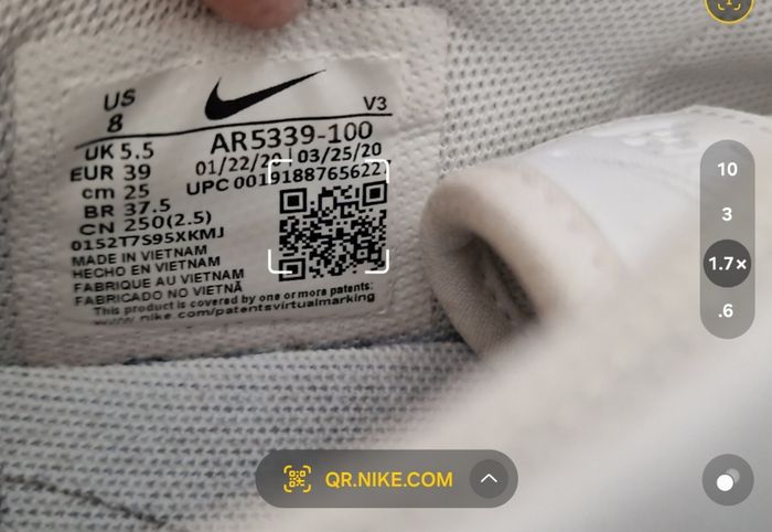 Basket Nike af1 39 - photo numéro 7