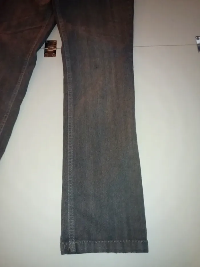 Jean sismix taille 32 gris élastique réglable - photo numéro 10