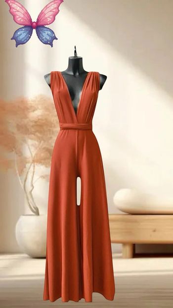 Très belle Combi terracota dos nu multi positions pour soirées