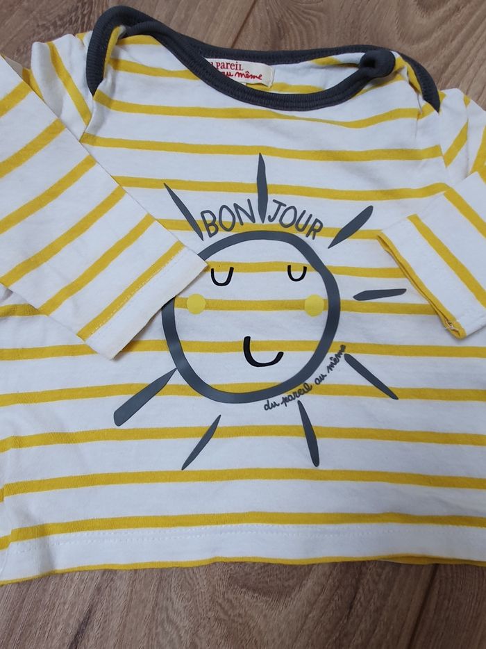 Lot 3 t-shirt, Petit Bateau - photo numéro 5