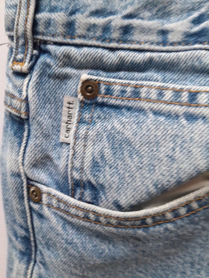 Jean carhartt relaxed fit 40×34 logo cuir - photo numéro 6