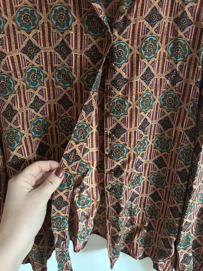 Jolie chemise à motifs • Daniel D • taille L/40 • en Rayonne - photo numéro 7