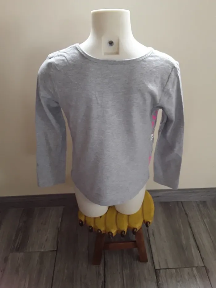 Tee-shirt manches longues 8/10 ans (134-140 cm) - photo numéro 3
