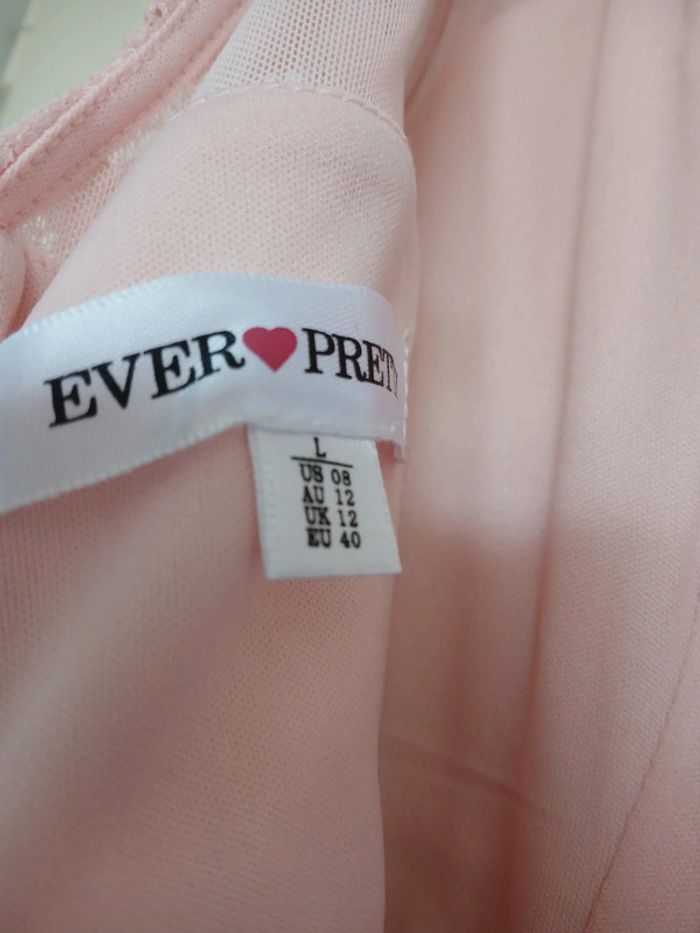 Magnifique robe rose taille L - photo numéro 11