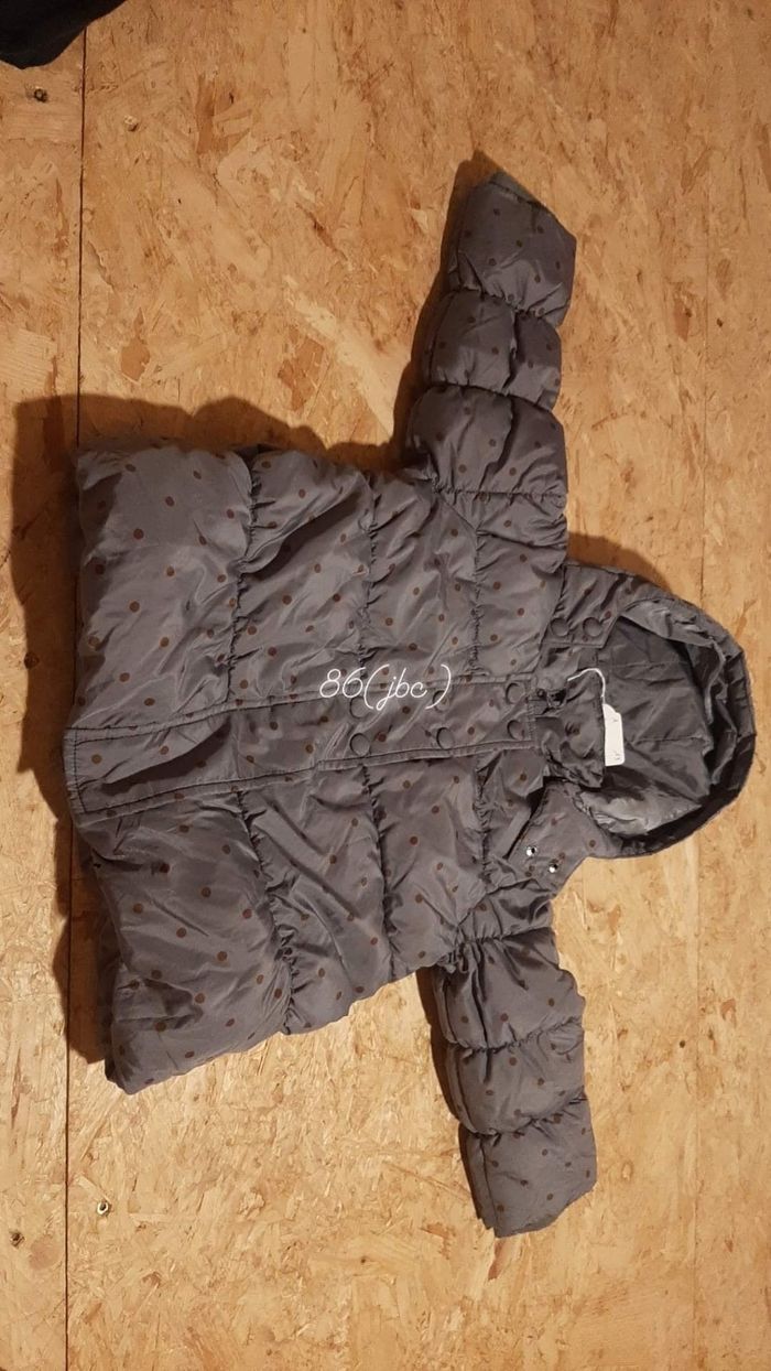 Manteau / doudoune fille taille 86  18 mois