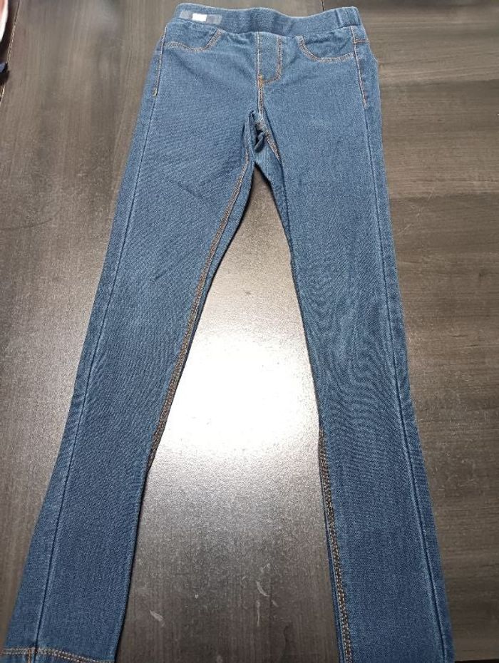 Jegging bleu 10 ans