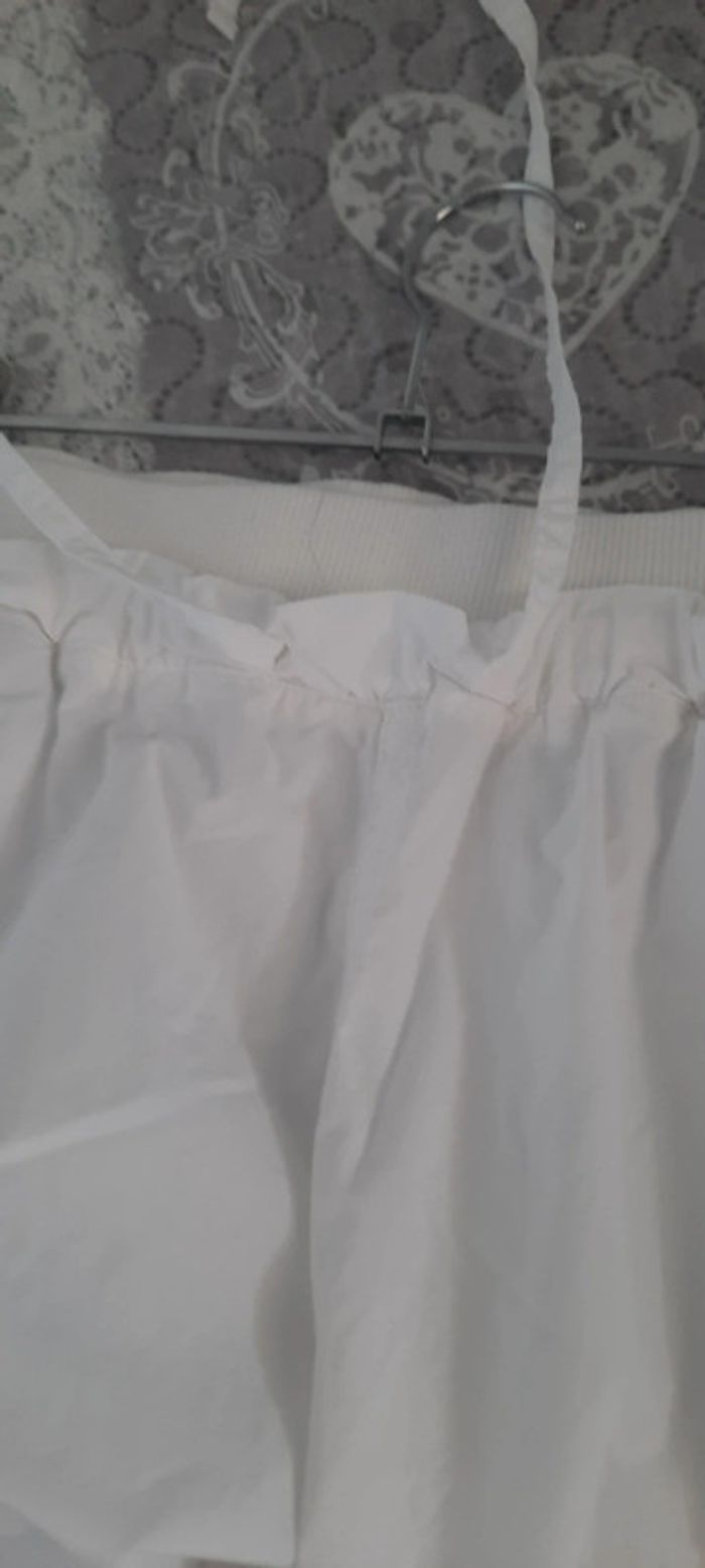 Pantalon style cargo blanc Taille L - photo numéro 3