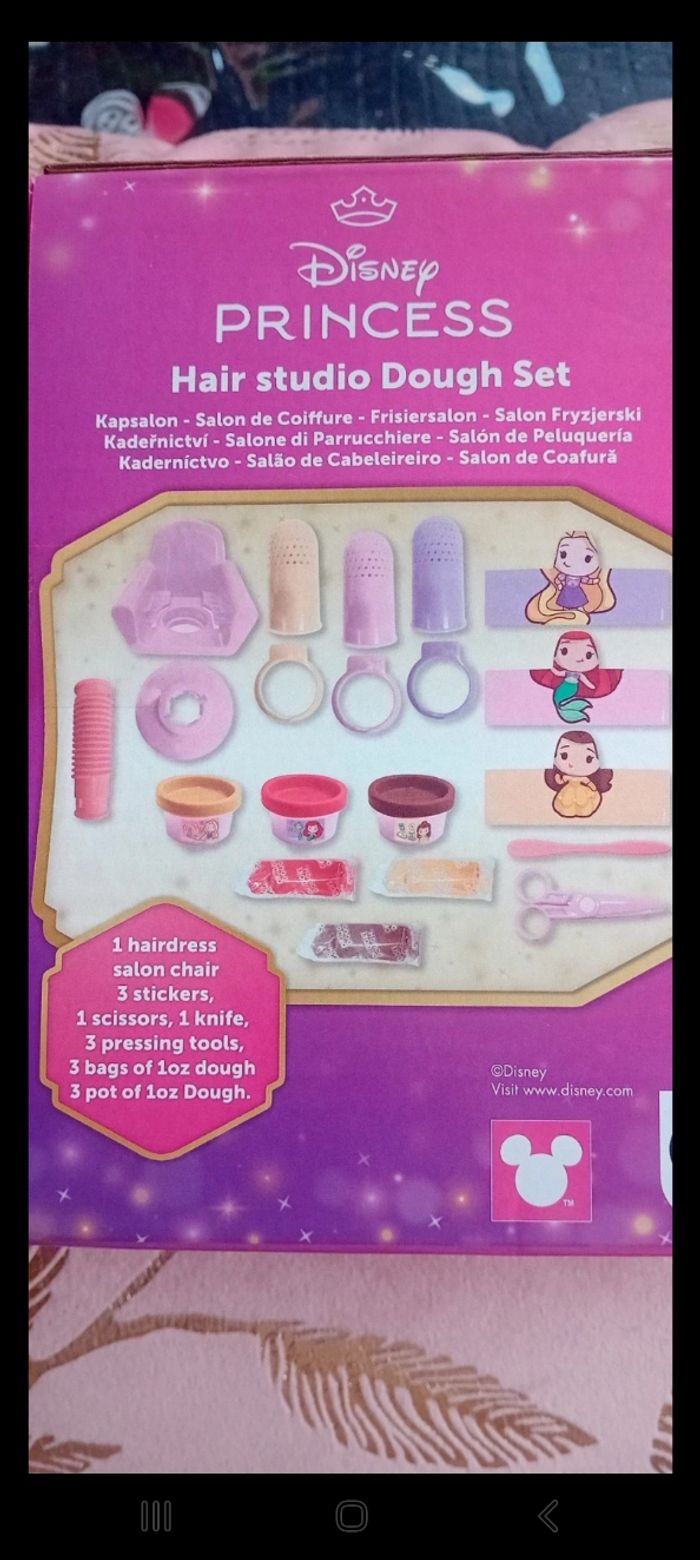 Coffret pâte à modeler coiffure princess neuf - photo numéro 2