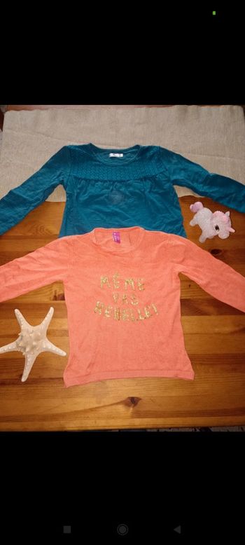 Tee shirt et pull fin