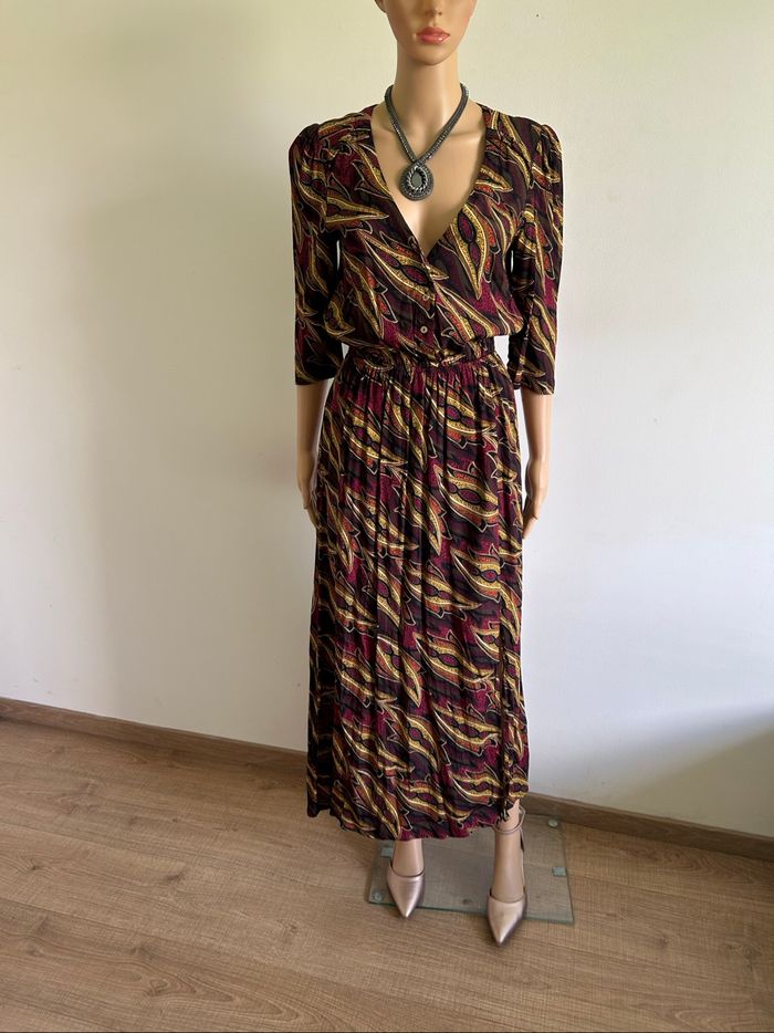 Robe longue imprimée neuve Orfeo taille XS - photo numéro 3