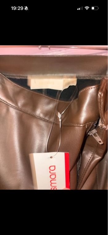 Pantalon semi cuir