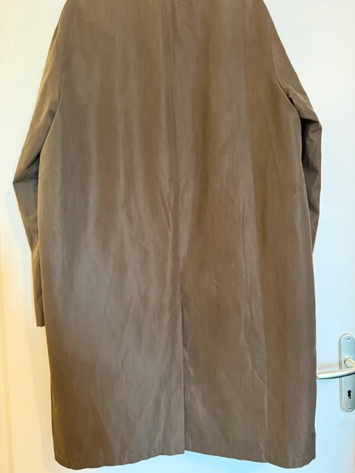 Trench vintage en très bon état marron / kaki taille L-XL  Tergal - photo numéro 6