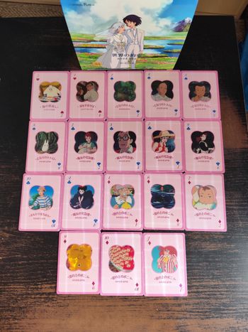 Lot de 18 cartes SR studio Ghibli carte a jouer