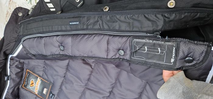 Veste de moto en tissu Ixon Shiroki HP noir / blanc - photo numéro 15