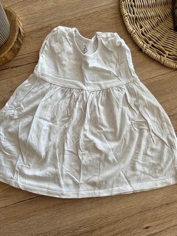 Robe blanche 18 mois Tex baby