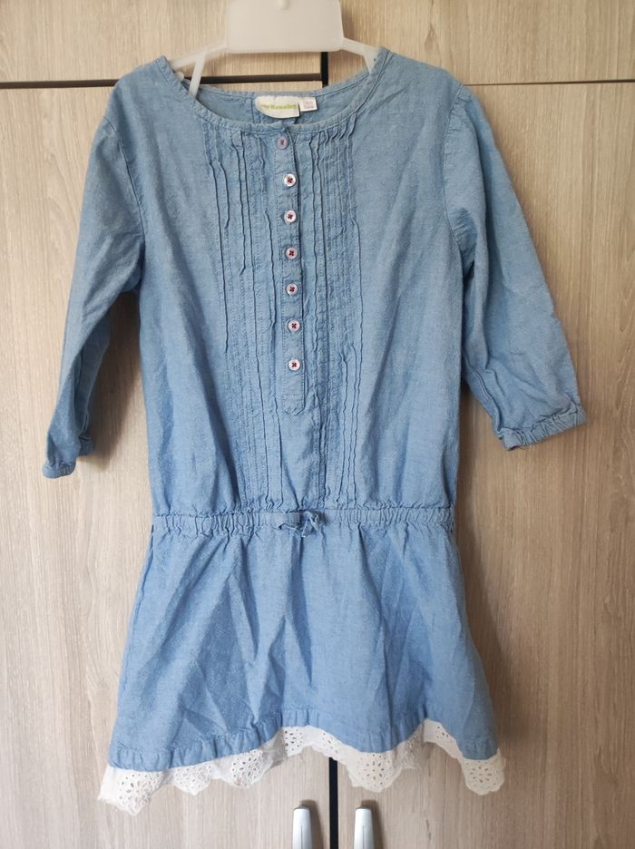 Robe jean dentelle 6 ans Verbaudet - Verbaudet - 6 ans | Beebs