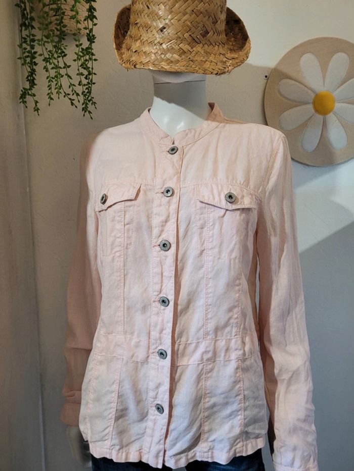Veste chemise en lin