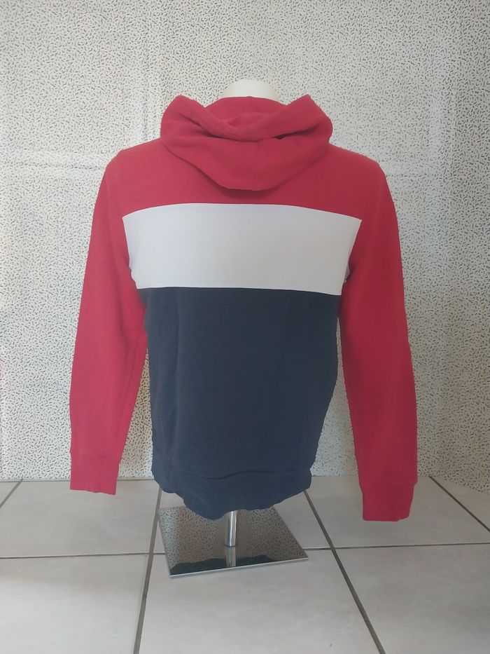 Sweat à capuche Levi’s tricolore rouge bleu blanc – Taille S - photo numéro 7
