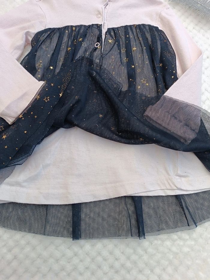 🔸Robe Rose & Bleu Marine Sucre d'Orge – 18 Mois🔸 - photo numéro 6