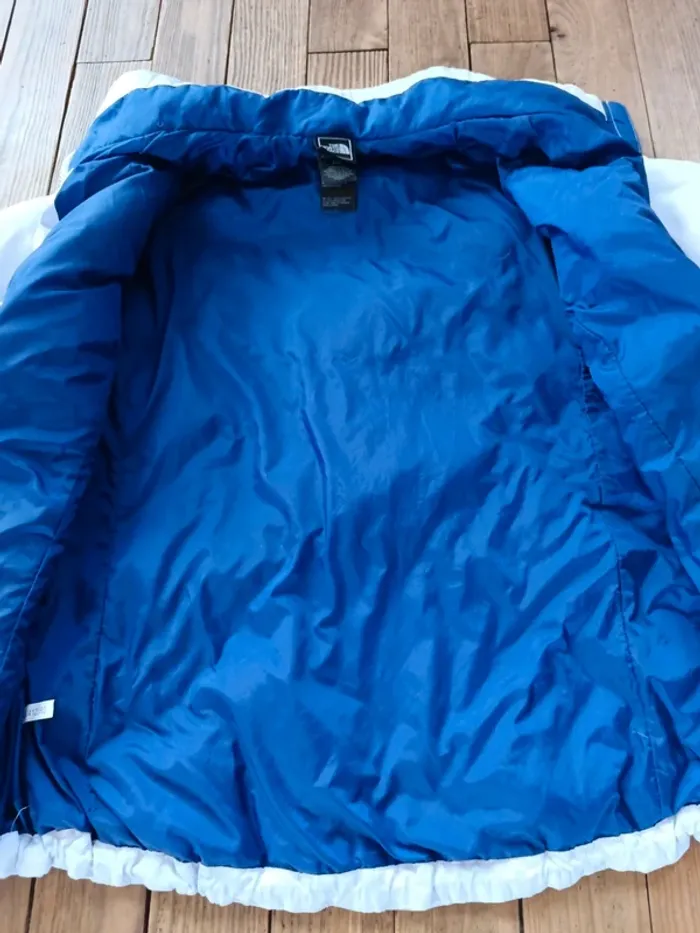 Doudoune femme the North face 550 plume d'oie blanc nacré L/G - photo numéro 8