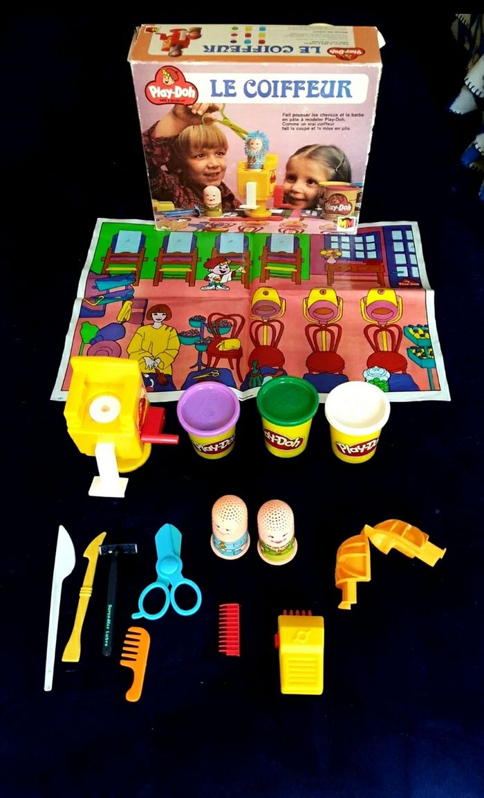 Coiffeur play-doh des années 90