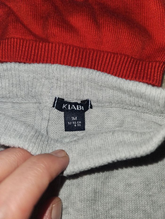 Ensemble bebe pull pantalon grenouillère kiabi - photo numéro 5