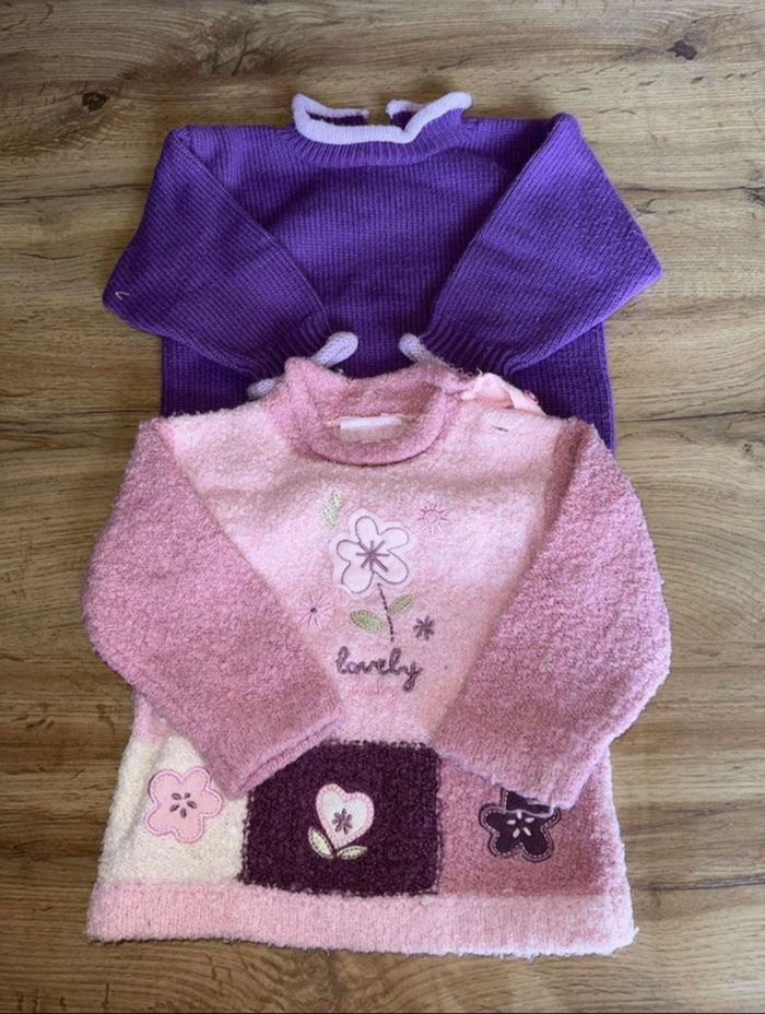 Lot de 2 pulls bébé