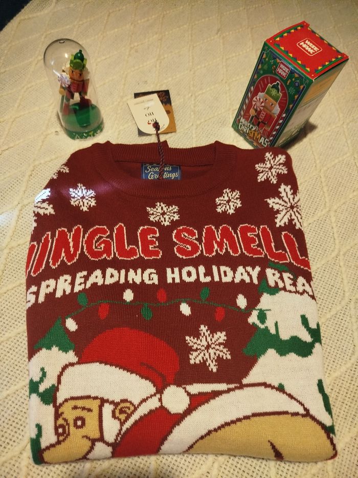 🎅 Pull de Noël "Père Noël qui pète" – édition spéciale Jingle Smells ! 💨 - photo numéro 3