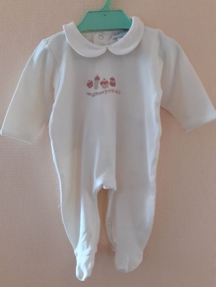 Pyjama bébé taille 60/ 3 mois beige La redoute