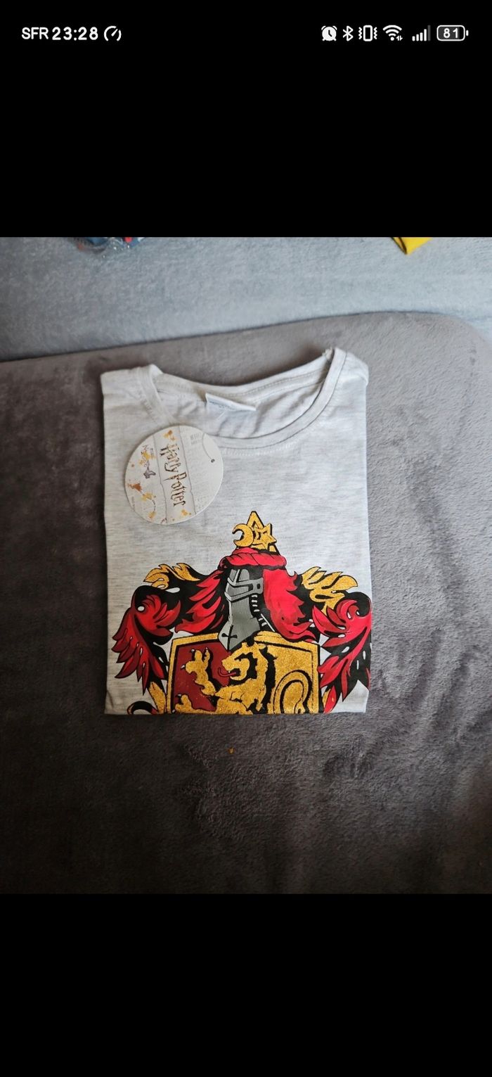 T-shirt Harry Potter 9 ans neuf