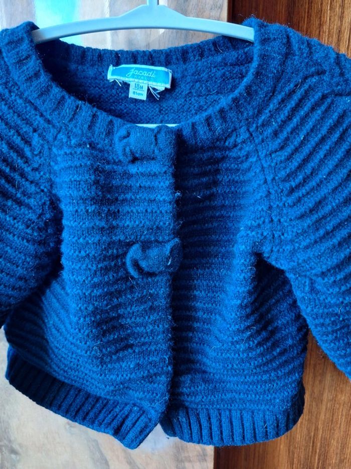 Lot manteau, gilet et poncho d'hiver 18 mois - photo numéro 3